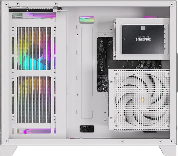 Корпус Formula Crystal Z6M Floe белый без БП mATX 4x120mm 2xUSB3.0 audio bott PSU фото 5