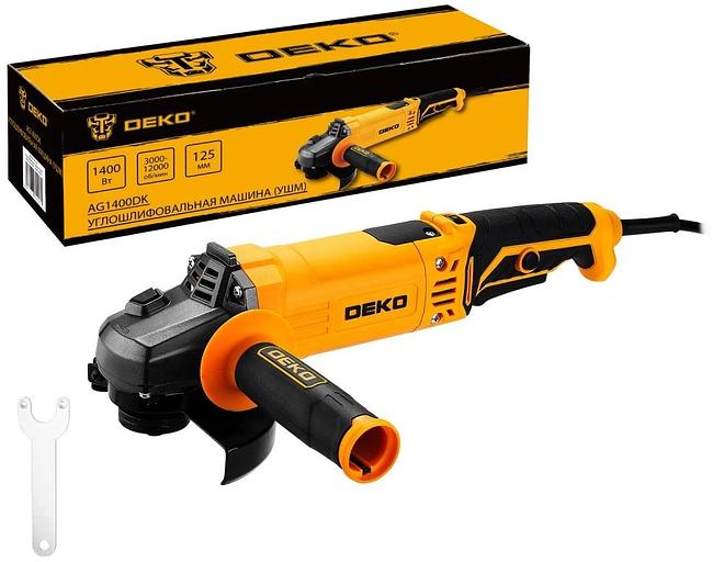 Углошлифовальная машина (УШМ) DEKO AG1400DK, 125мм, 1400 Вт фото 6