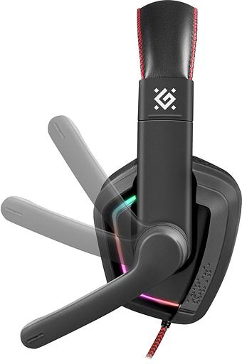 Гарнитура игровая DEFENDER (64515) Quake, черный фото 3