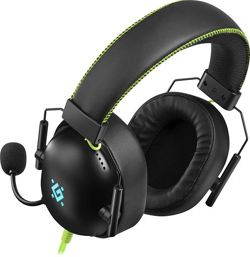 Гарнитура игровая DEFENDER (64552) Toxic черный, 7.1, LED, провод 2 м фото 4