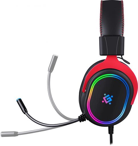 Гарнитура игровая DEFENDER (64584) Vapor черный, 7.1, RGB, провод 2.2 м фото 2