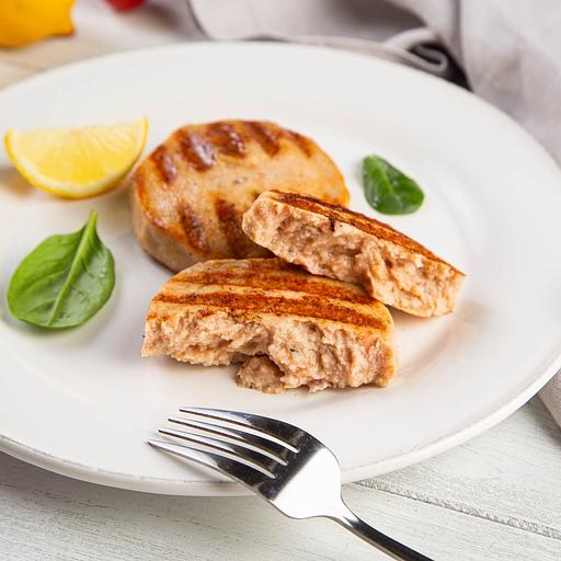 ПФ фаршевый Медальоны из лосося атлантического (семга), 200 гр., замороженные. фото 1