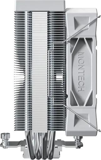 Устройство охлаждения(кулер) Montech NX400 Soc-AM5/AM4/1200/1700/1851 белый 4-pin 34.17dB Al+Cu 220W Ret (NX400WH) фото 4