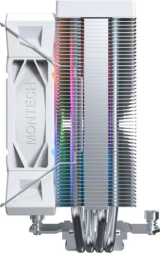 Устройство охлаждения(кулер) Montech NX400 ARGB Soc-AM5/AM4/1200/1700/1851 белый 4-pin 34.17dB Al+Cu 220W Ret (NX400ARGBWH) фото 5