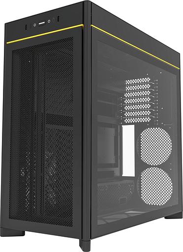 Корпус Montech HS01 черный без БП ATX 2xUSB3.0 1xUSB3.1 audio bott PSU фото 2