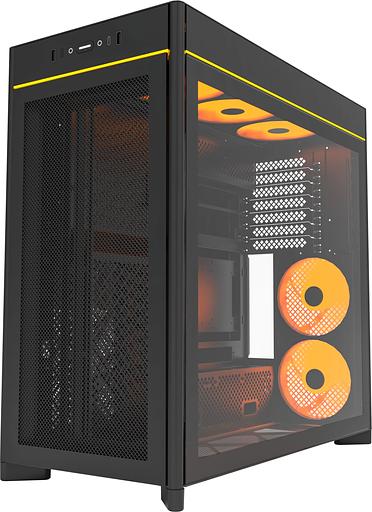 Корпус Montech HS01 PRO черный без БП ATX 5x120mm 2xUSB3.0 1xUSB3.1 audio фото 2