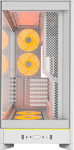 Корпус Montech HS02 PRO белый без БП ATX 4x140mm 2xUSB3.0 audio bott PSU фото 3