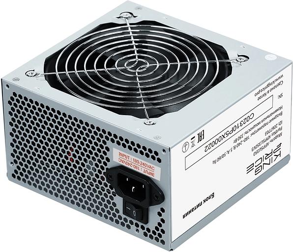 Блок питания KingPrice ATX 350W KPPSU350 (20+4pin) 120mm fan 2xSATA фото 2