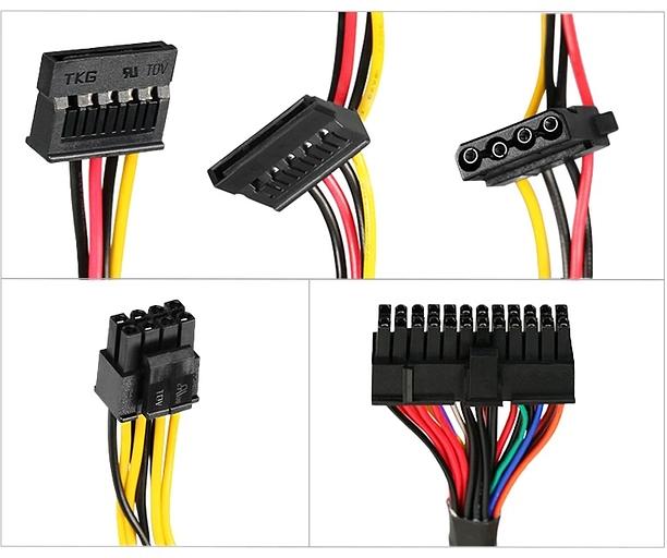 Блок питания KingPrice ATX 350W KPPSU350 (20+4pin) 120mm fan 2xSATA фото 9