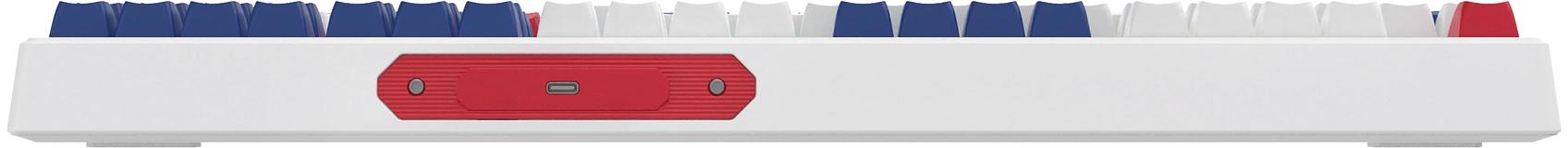 Клавиатура Оклик 725G белый/красный USB Multimedia for gamer LED (2070294) фото 5