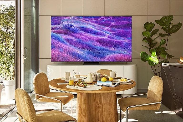 Телевизор QLED Samsung 50" QE50QN80FAUXRU Series 9 серебристый 4K Ultra HD 120Hz DVB-T2 DVB-C DVB-S2 USB WiFi Smart TV фото 10