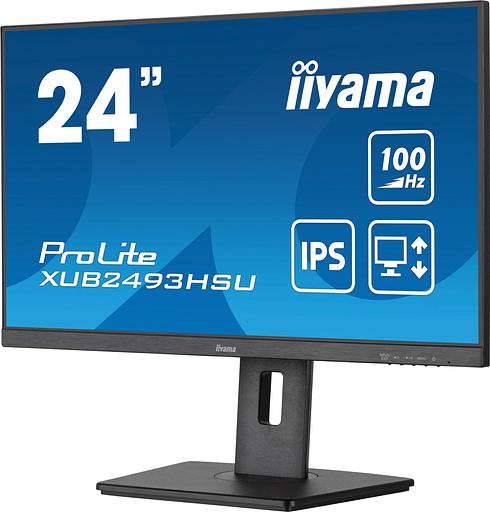 Монитор Iiyama 23.8" ProLite XUB2493HSU-B7 черный IPS LED 1ms 16:9 HDMI M/M матовая HAS Piv 1300:1 300cd 178гр/178гр 1920x1080 100Hz DP FHD USB 4.6кг фото 5