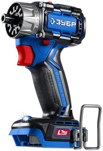 ЗУБР КОМПАКТ Комби #3, 20 В, 50 Н·м, 2 АКБ LMS (4 А·ч), бесщеточная модульная дрель-шуруповерт, кейс, ПРОФЕССИОНАЛ (DB-50-42-H3) фото 1