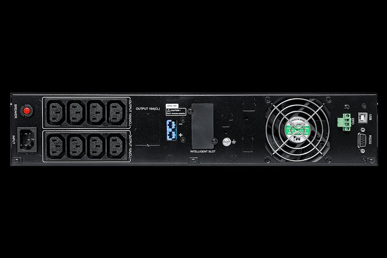 Источник бесперебойного питания/ ИБП Сайбер Электро РСК-ПИЛОТ-1000Р-М Линейно-интерактивный 1000ВА/900Вт. USB/RS-232/EPO/SNMP slot (8 IEC С13) (12В /7.5Ач. х 2) 2U (Изготовлено в РФ) фото 3