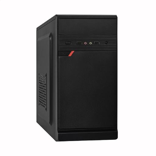 Корпус Minitower ExeGate BAA-106-AA500 (mATX, БП AA500 с вент. 8см, 2*USB, аудио, черный) фото 1
