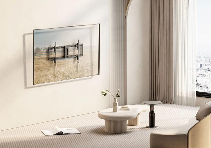 Кронштейн для телевизора Ultramounts UM852T черный 43"-95" макс.75кг настенный наклон фото 7