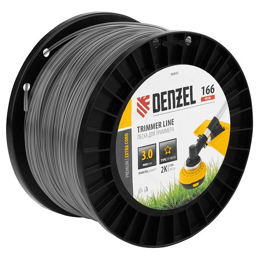 Леска для триммера двухкомпонентная звезда, 3,0мм х 166м, на DIN катушке EXTRA CORD фото 1