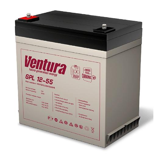 Ventura Аккумуляторная батарея GPL 12-55 12V/58Ah {клемма F6, ДхШхВ 230х140х211мм, масса 17,10 кг, срок службы 12 лет} фото 1