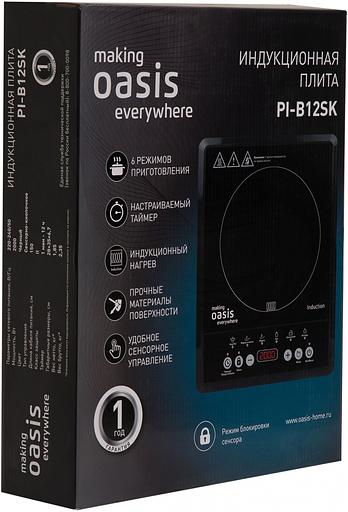 Плита Индукционная Oasis PI-B12SK черный закаленное стекло (настольная) (РI-B12SK) фото 8