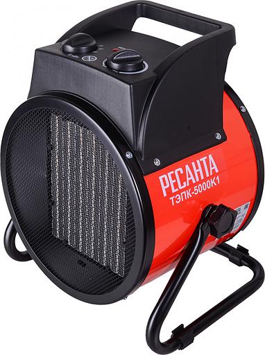 Тепловая пушка электрическая Ресанта ТЭПК-5000К1 5000Вт красный/черный фото 1
