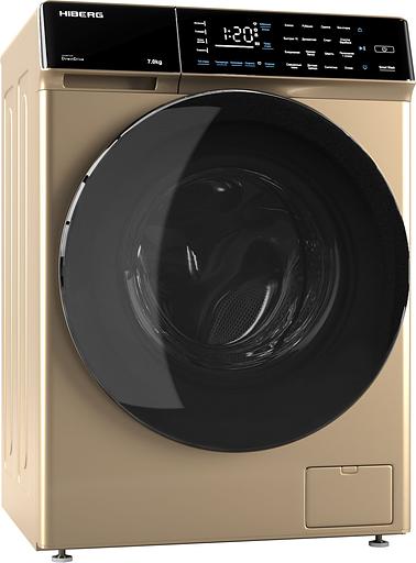 Стиральная машина Hiberg i-DDQ9-712 G класс: A+++ загр.фронтальная макс.:7кг золотистый инвертер фото 3