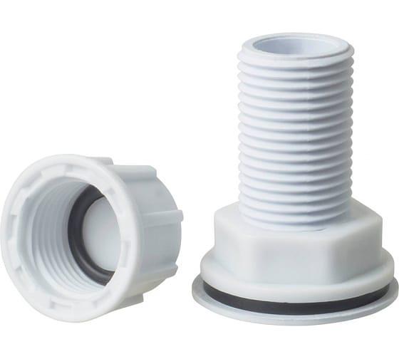 Врезка в бак 1/2' пластик фото 1