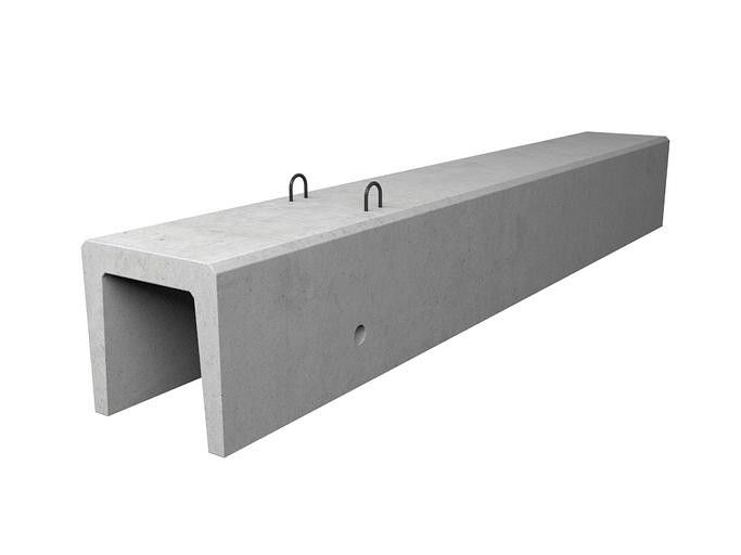 Лоток железобетонный ЛК 300.90.45-3 3000х880х430 опт фото 1