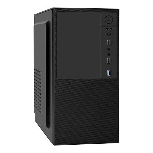 Корпус Minitower ExeGate BAA-308U2-AA500 (mATX, БП AA500 с вент. 8см, 1*USB+2*USB3.0, HD Audio, черный) фото 1