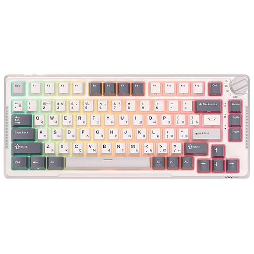 Клавиатура Royal Kludge RK-H81 White Night USB/2.4 GHz/Bluetоoth, RGB, Hot Swap, Brown switch фото 1