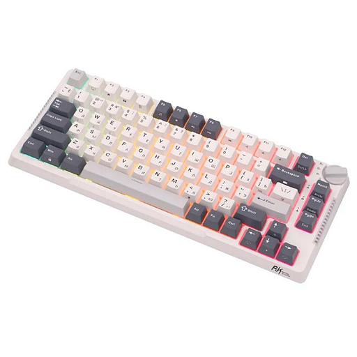 Клавиатура Royal Kludge RK-H81 White Night USB/2.4 GHz/Bluetоoth, RGB, Hot Swap, Sky cyan switch фото 2
