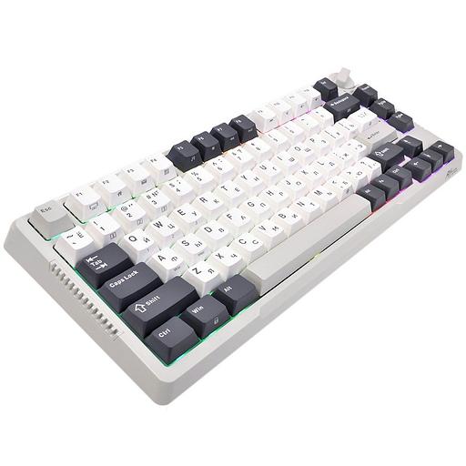 Клавиатура Royal Kludge RK-H81 White Night USB/2.4 GHz/Bluetоoth, RGB, Hot Swap, Sky cyan switch фото 3