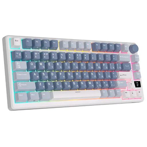 Клавиатура Royal Kludge RK-M75 Ocean Blue USB/2.4 GHz/Bluetоoth, RGB, Hot Swap, K silver switch фото 6