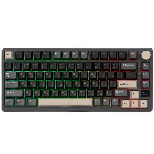 Клавиатура Royal Kludge RK-M75 Phantom (USB/2.4 GHz/Bluetоoth, RGB, Hot Swap, Brown switch) фото 1