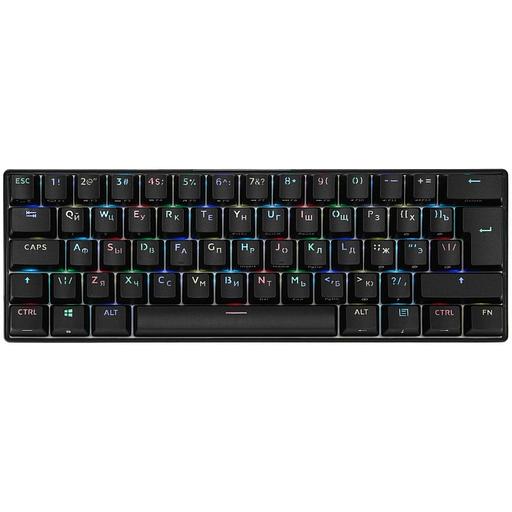 Клавиатура Royal Kludge RK61 Black USB/2.4 GHz/Bluetooth, RGB, Hot Swap, Brown switch фото 1