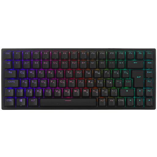 Клавиатура Royal Kludge RK84 Black USB/2.4 GHz/Bluetoth, RGB, Hot Swap, Red switch фото 1