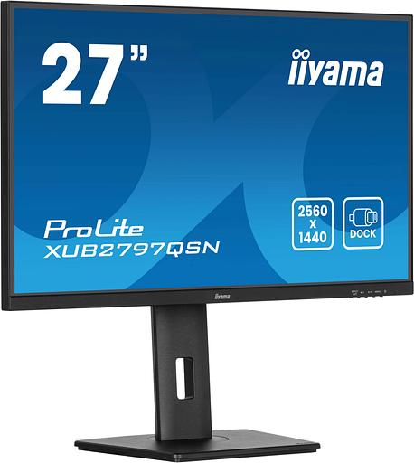 Монитор Iiyama 27" ProLite XUB2797QSN-B2 черный IPS LED 16:9 HDMI M/M матовая HAS Piv 1300:1 300cd 178гр/178гр 2560x1440 100Hz DP Quad HD 2K (1440p) USB 6.1кг фото 4