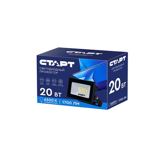Светодиодный прожектор СТАРТ LED FL 20W65 N - 24, 20Вт, 1700Лм, 6500К, IP65 фото 6
