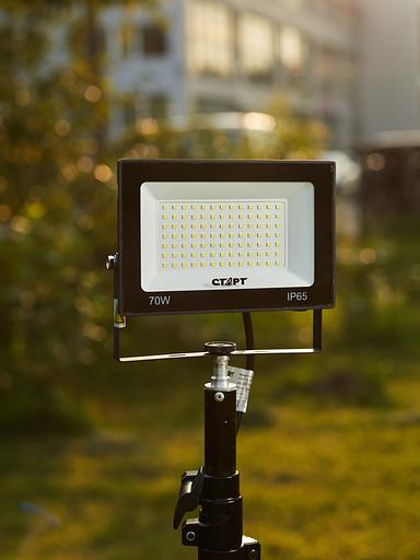 Светодиодный прожектор СТАРТ LED FL 70W65 N - 20, 70Вт, 5250Лм, 6500К, IP65 фото 7
