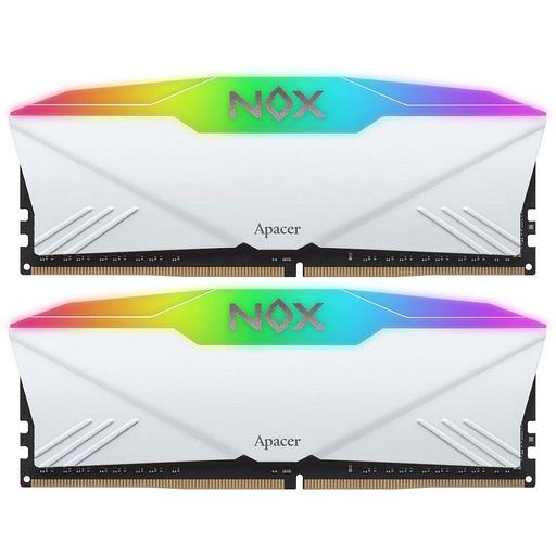 Оперативная память Apacer NOX RGB 2x8GB DDR4 белый (AH4U16G32C28YNWAA-2) фото 1