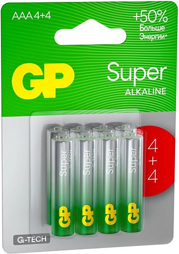Аккумулятор GP Super Alkaline G-Tech AAA NiMH 1000mAh (8шт) фото 2