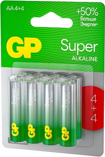 Аккумулятор GP Super Alkaline G-Tech 15А AA NiMH 1000mAh (8шт) фото 3