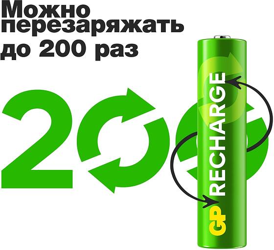 Аккумулятор GP Smart Energy 40AAAHCV-2CRSBC2 AAA NiMH 400mAh (2шт) фото 9