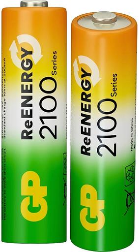 Аккумулятор GP 210AAHCRGY-2CRCB2 AA NiMH 2000mAh (2шт) фото 3