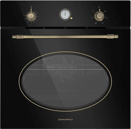 Духовой шкаф Электрический Maunfeld EOEFG.566RBG.RT черный фото 1