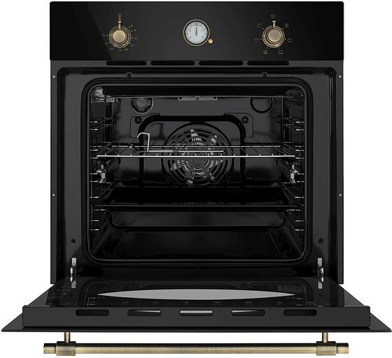 Духовой шкаф Электрический Maunfeld EOEFG.566RBG.RT черный фото 2