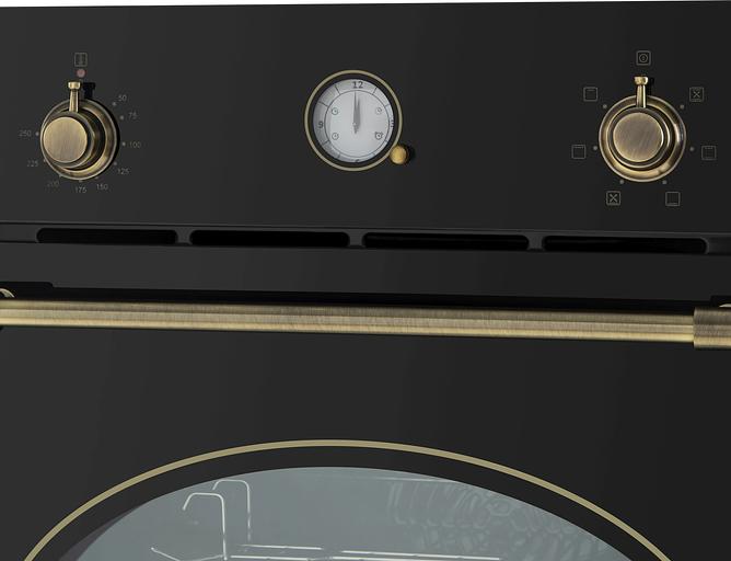 Духовой шкаф Электрический Maunfeld EOEFG.566RBG.RT черный фото 7