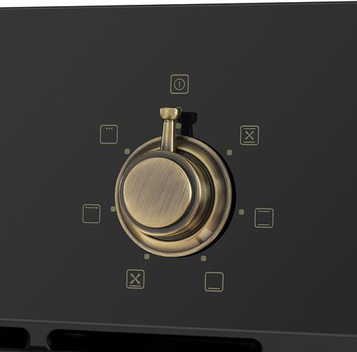 Духовой шкаф Электрический Maunfeld EOEFG.566RBG.RT черный фото 8