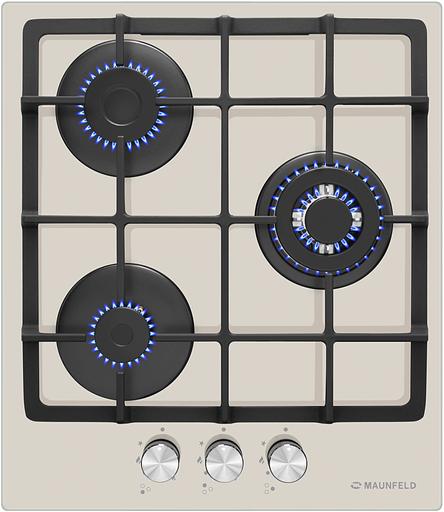 Газовая варочная поверхность Maunfeld EGHG.43.33CBG\G бежевый фото 1