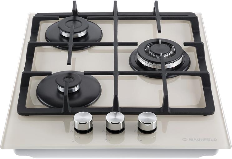 Газовая варочная поверхность Maunfeld EGHG.43.33CBG\G бежевый фото 3