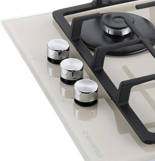 Газовая варочная поверхность Maunfeld EGHG.43.33CBG\G бежевый фото 5